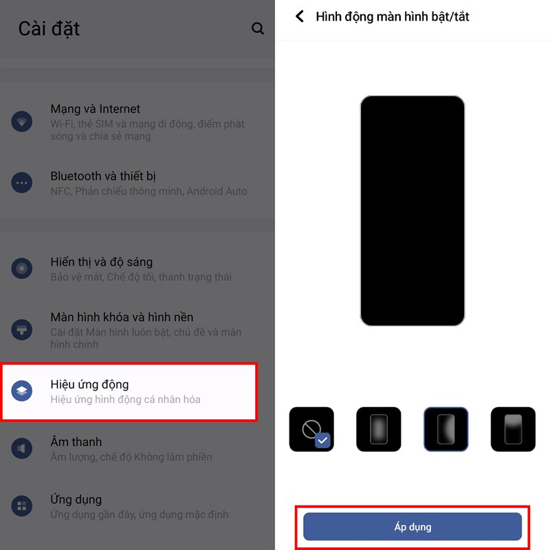 Hướng dẫn cách chỉnh hiệu ứng động trên Vivo V25 Hướng dẫn cách chỉnh hiệu ứng động trên Vivo V25