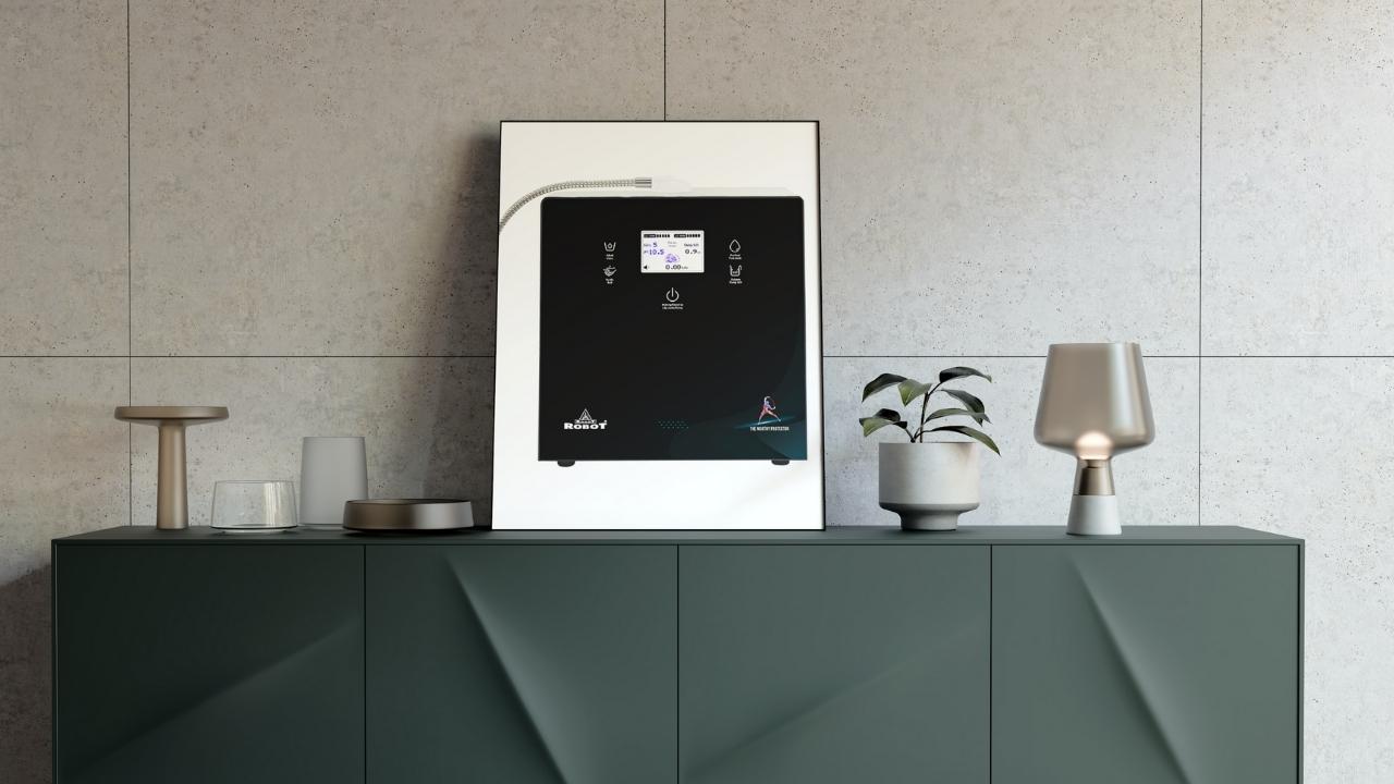 Máy lọc nước điện giải ion kiềm Robot IonPrince 79X 4 lõi 7 tấm điện cực