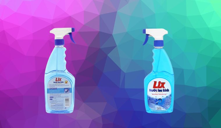 Vệ sinh kính hiệu quả sáng bóng với nước lau kính Lix 