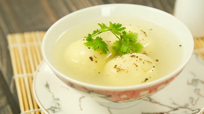 Cách làm súp khoai tây viên nhân thịt thơm lừng hấp dẫn