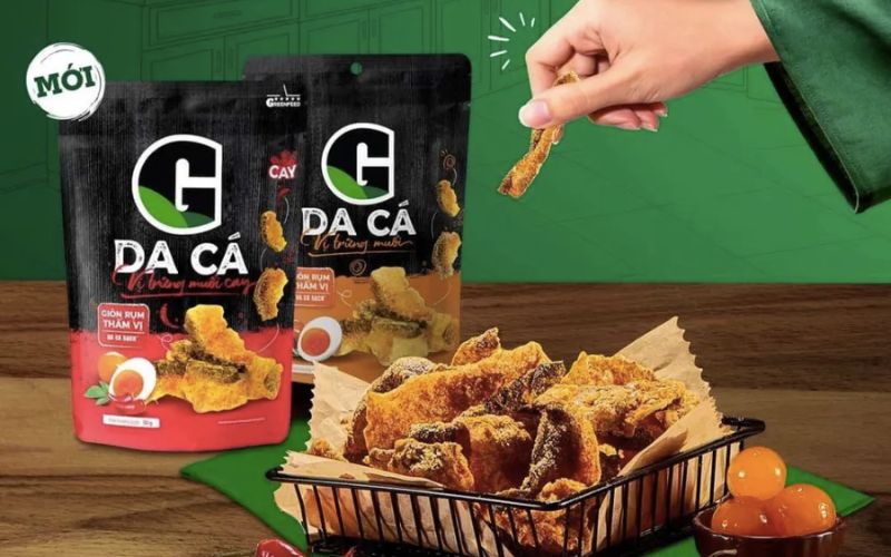 Snack Da cá vị trứng muối cay G Kitchen