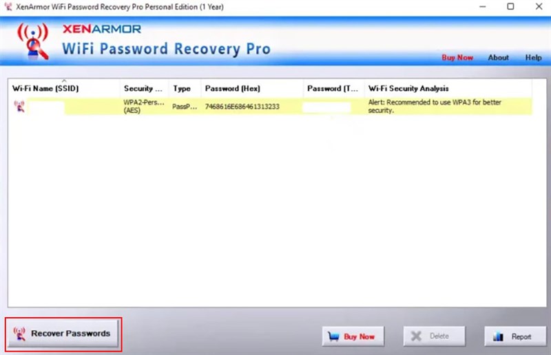 Cách sử dụng XenArmor WiFi Password Recovery Pro miễn phí