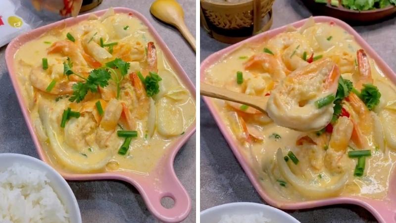 How to make milk shrimp with Thai sauce, delicious and hard to resist