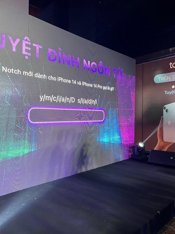 Ảnh minigame tại DDay giao iPhone 14 series