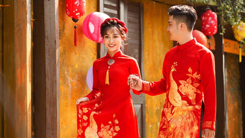 Top 50 áo dài cưới truyền thống - xu hướng mới nhất năm 2024