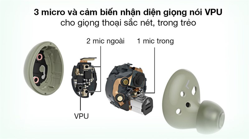 Trang bị lên đến 3 micro Trang bị lên đến 3 micro