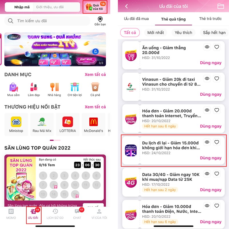 Hướng dẫn nhận quà Chiến Thần Bay trên MoMo