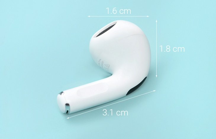 AirPods 3 có phần đuôi được tinh chỉnh ngắn hơn so với AirPods 2
