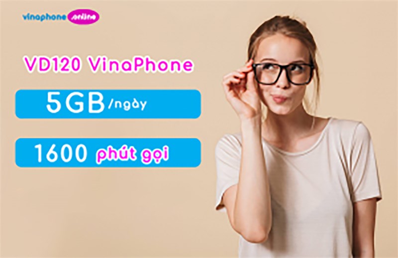 Hướng dẫn cách đăng ký gói cước VD120 VinaPhone
