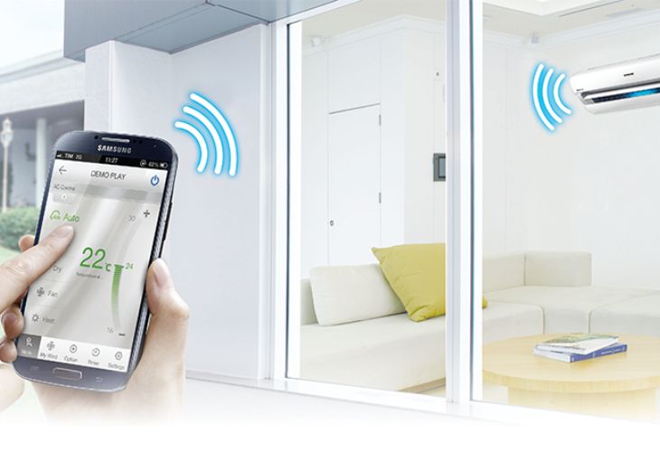 Với máy lạnh kết nối wifi bạn có thể kiểm tra điện năng tiêu thụ