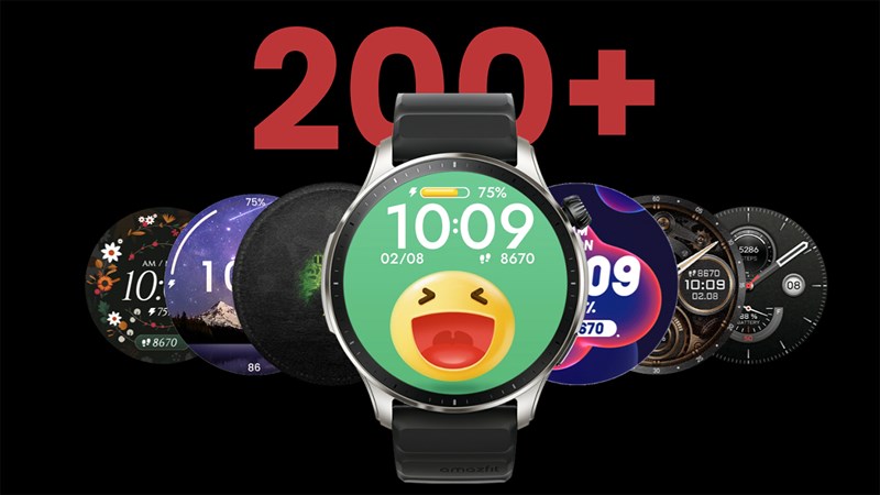 Hơn 200 mặt đồng hồ