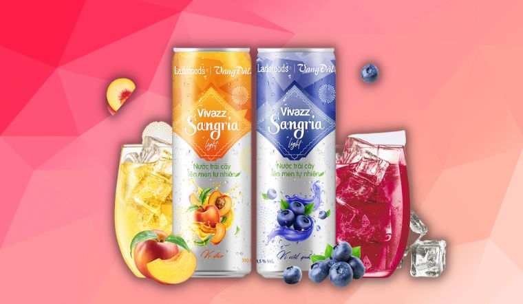 Ladofoods ra mắt dòng sản phẩm mới Vivazz Sangria Light dành cho giới trẻ