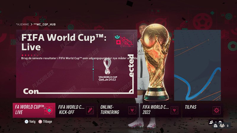 Chế độ World Cup của FIFA 23 tình cờ bị rò rỉ