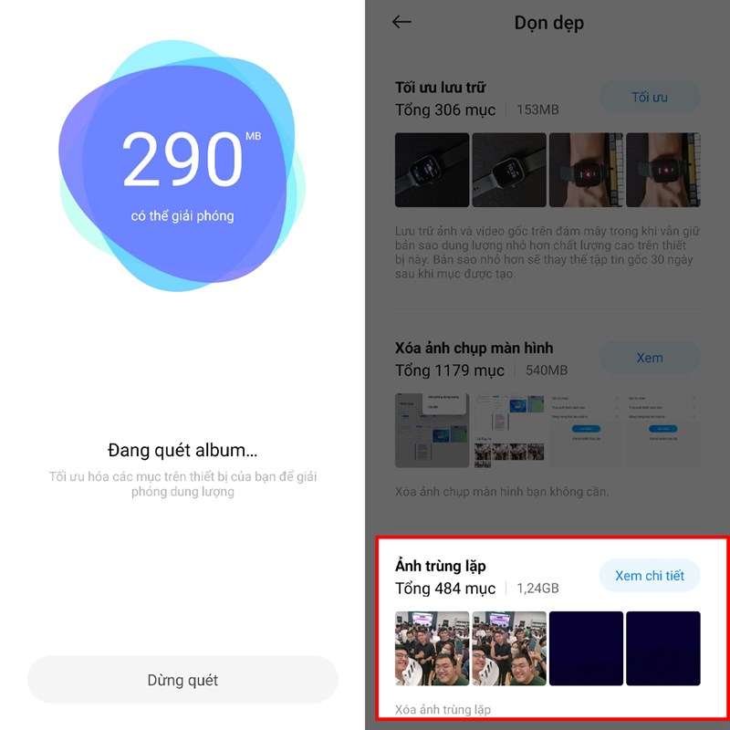 Cách xóa ảnh trùng lặp trên điện thoại Xiaomi Cách xóa ảnh trùng lặp trên điện thoại Xiaomi