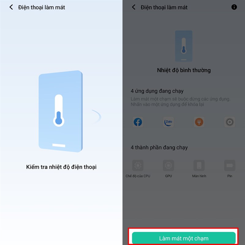 Hướng dẫn cách kiểm nhiệt độ của điện thoại Vivo