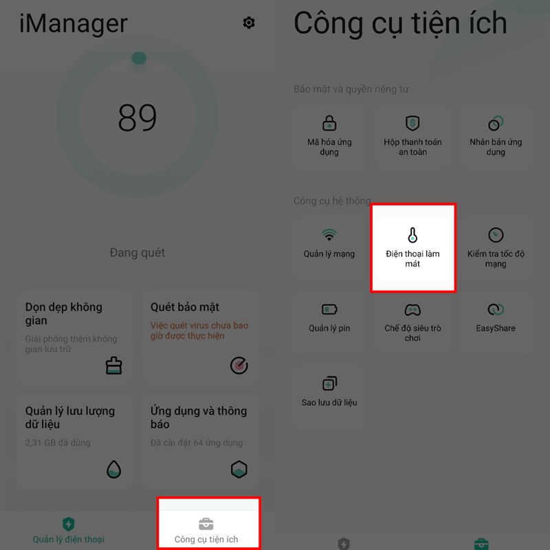 Hướng dẫn cách kiểm nhiệt độ của điện thoại Vivo