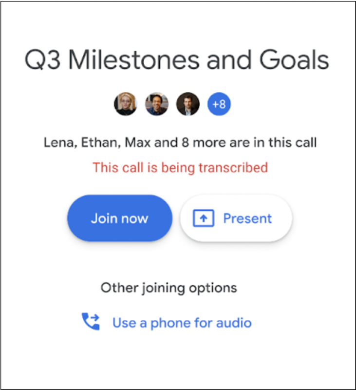 Người dùng sẽ được thông báo trước để tránh việc vô tình tiết lộ thông tin 