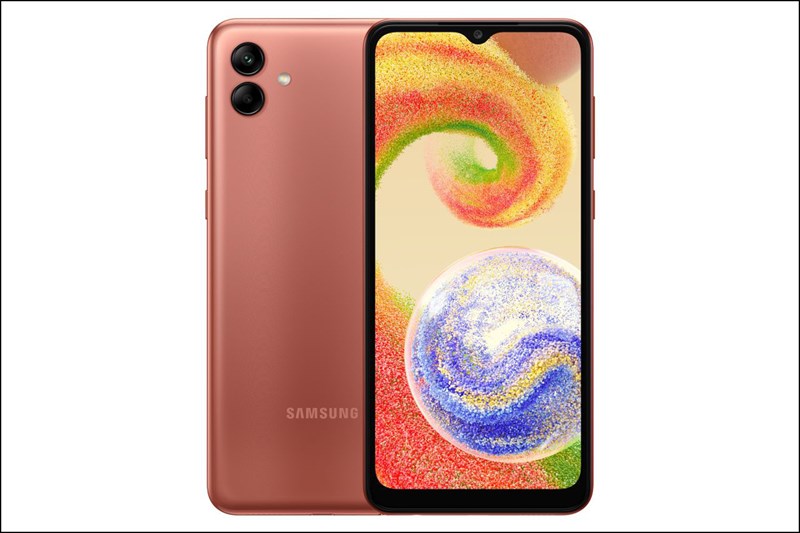 Galaxy A04 phiên bản màu Đồng ánh hồng