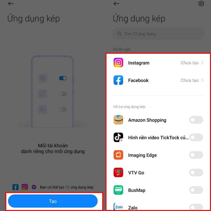 Cách nhân đôi ứng dụng trên Xiaomi 12T Cách nhân đôi ứng dụng trên Xiaomi 12T