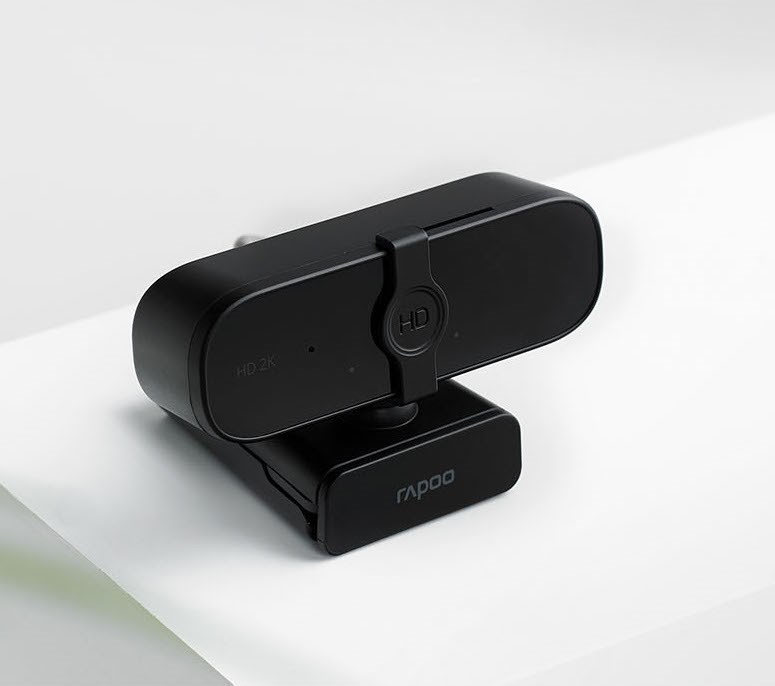 Webcam 1080P Rapoo C260 với thiết kế gọn nhẹ, mang đi và sử dụng tiện lợi