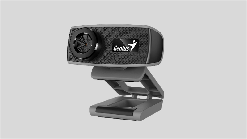 Webcam 720P Genius 1000X tích hợp micro có khả năng loại bỏ tiếng ồn, giúp duy trì giọng nói rõ ràng