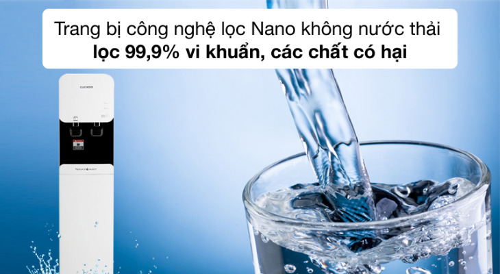 Trang bị công nghệ lọc Nano không nước thải