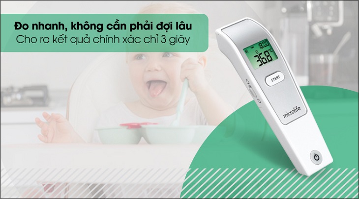 Sản phẩm đo nhanh và chính xác chỉ trong vòng 3 giây