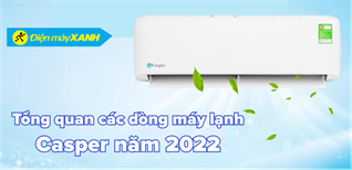 Tổng quan các dòng máy lạnh Casper năm 2022