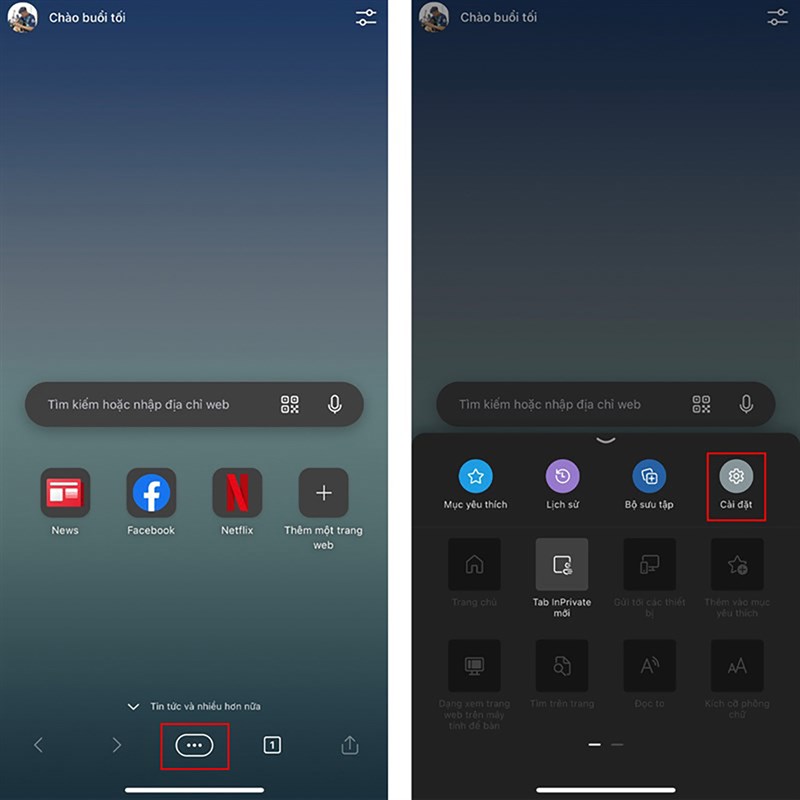 Cách tùy chỉnh thông báo theo sở thích trên Edge iOS