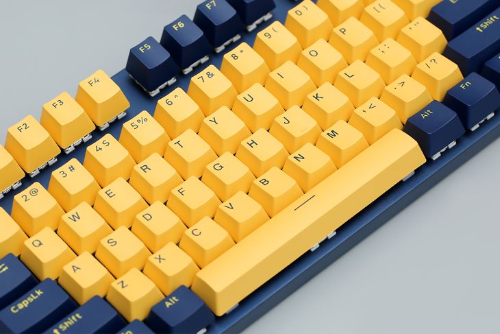 Bàn Phím Cơ Có Dây Gaming Rapoo V500Pro Vàng Xanh Bàn Phím Cơ Có Dây Gaming Rapoo V500Pro Vàng Xanh