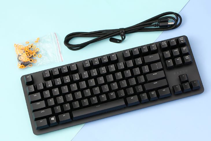 Bàn Phím Cơ Có Dây Gaming Silent Razer BlackWidow Lite kiểu nút đẹp mắt, gọn gàng, dễ mang theo Bàn Phím Cơ Có Dây Gaming Silent Razer BlackWidow Lite kiểu nút đẹp mắt, gọn gàng, dễ mang theo