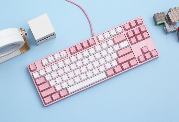 Bàn Phím Có Dây DareU EK87 Hồng cải thiện năng suất làm việc của bạn Bàn Phím Có Dây DareU EK87 Hồng cải thiện năng suất làm việc của bạn