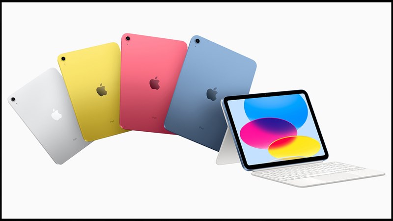 iPad Gen 10 sở hữu nhiều màu với cho người dùng nhiều lựa chọn hơn