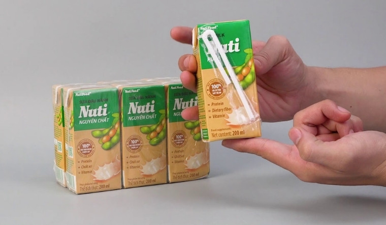 Bổ sung dưỡng chất cho cơ thể với sữa đậu nành Nuti 