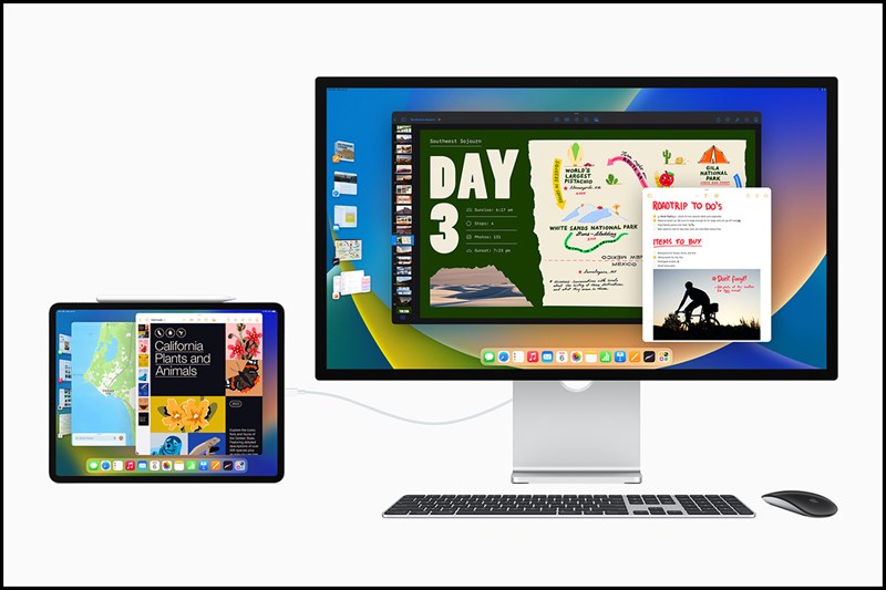 Stage Manager được cho là nguyên nhân khiến iPadOS 16 không thể phát hành cùng lúc với iOS 16 (Ảnh: Apple)