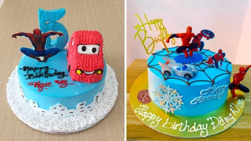 50+ mẫu bánh sinh nhật ô tô cho bé trai đẹp, đủ màu sắc