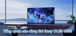 Tổng quan các dòng tivi Sony OLED 2022