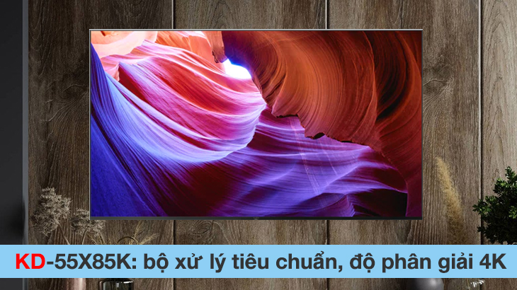 Google Tivi Sony 4K 55 inch KD-55X85K - Hai ký tự đầu tiên