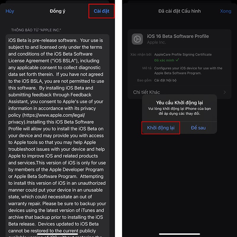 Cách cập nhật iOS 16.1 RC