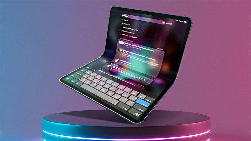 Thiết kế màn hình gập đầu tiên của Apple sẽ có trên dòng iPad
