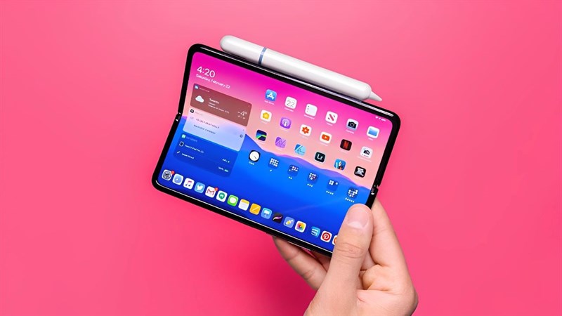 Thiết bị gập của Apple mang lại thiết kế nhỏ gòn mà không kém phần mạnh mẽ 
