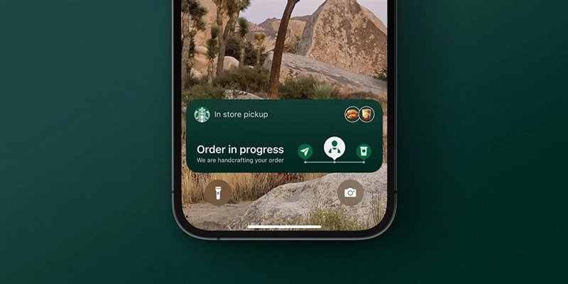 Live Activities có thể cho bạn biết được những thay đổi của ứng dụng ngay trong thời gian thực (Ảnh: 9to5Mac)