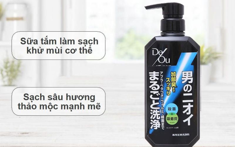 Thành phần và công dụng của sữa tắm Deou