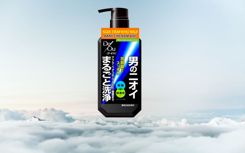 Sữa tắm khử mùi cho nam Deou Deodorant Body Wash chai 520ml