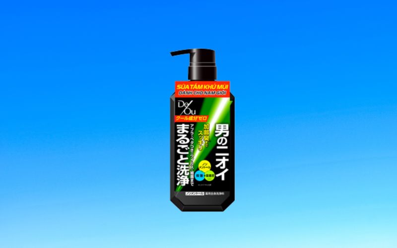 Sữa tắm khử mùi cho nam Deou Deodorant Body Wash (Non-Menthol) chai 520ml