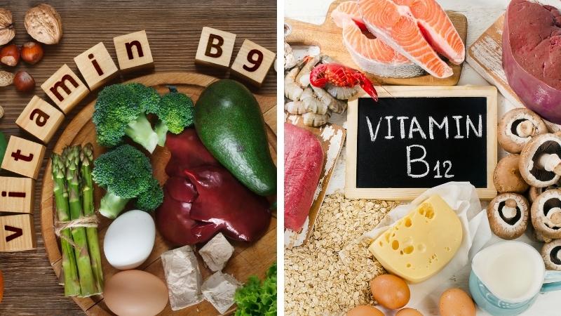 Vitamin B9 và B12