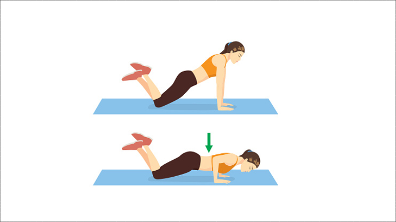 Bài tập Knee Push Up