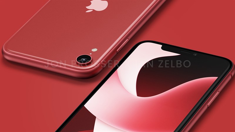 Điểm khác biệt so với iPhone XR là model SE mới dự kiến sẽ có logo Apple nằm ở giữa mặt lưng (Ảnh: Jon Prosser x Ian Zelbo)