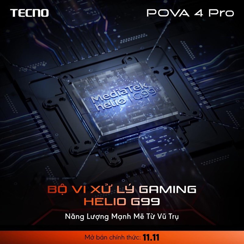 Tecno POVA 4 Pro sắp ra mắt tại Việt Nam