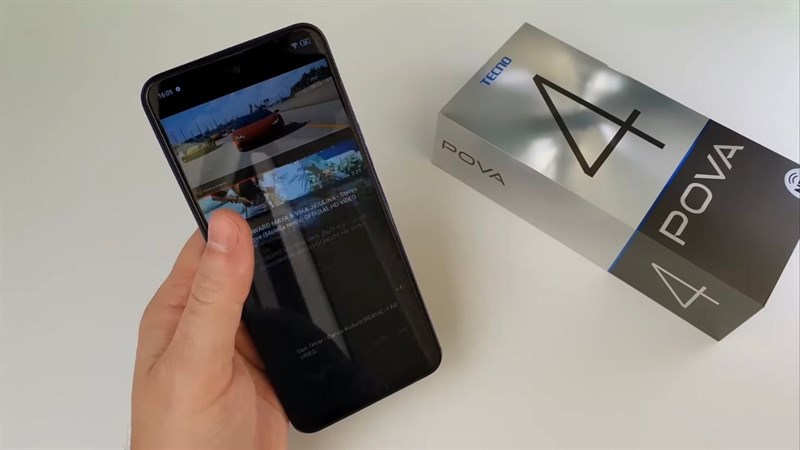 Điểm nổi bật trong cấu hình của Tecno Pova 4 mà mình muốn đề cập tới là viên pin lớn có dung lượng 6.000 mAh của máy.